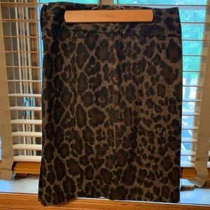 Rafaella Animal Print Skirt
